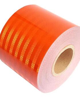 厂家15cm油罐车反光橙色带 汽车反光贴反光膜条现货车身