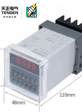 天正 TGJS1-SR双组循环数显时间继电器DH48S-S JSS48A-S 220v 24V