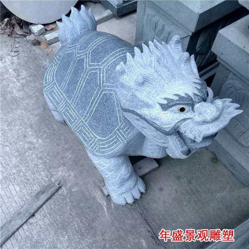 厂家龙头乌龟龙龟祥瑞兽摆件 园林景观石雕乌龟小动物摆件