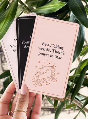 跨境Affirmation Cards 50 Daily Affirmations to Remind You Wh