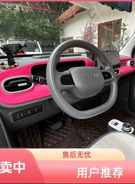 专用吉利25款熊猫mipni卡丁骑士元气熊中控装饰大面板内饰改色改