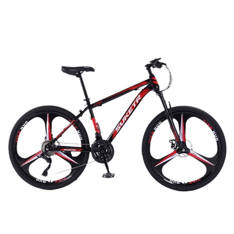山地变速碟刹减震公路成人自行车男女赛车青少年学生通勤越野单车