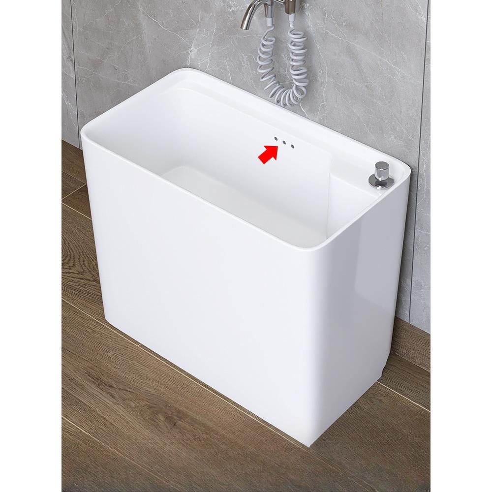 网红阳台陶瓷洗拖把槽池卫生间地盆大号拖布池落地式家用小号墩布