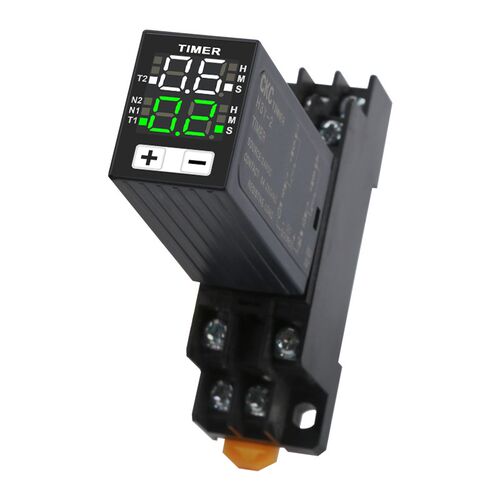 JSZ6小型数显H3Y-2/4时间继电器循环时间控制延时器12V24V220V