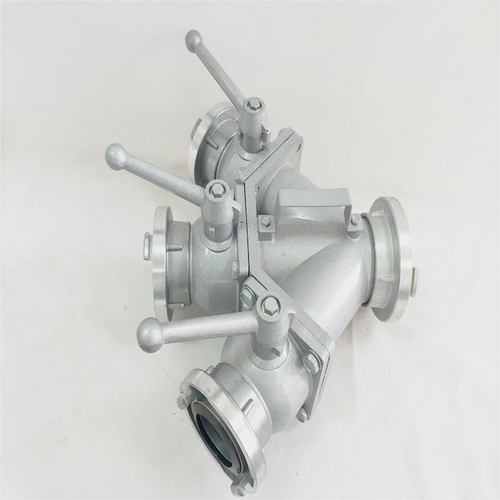 消防三分水器 80进65出一进三出消防水带三分水器FII80/65*3-1.6