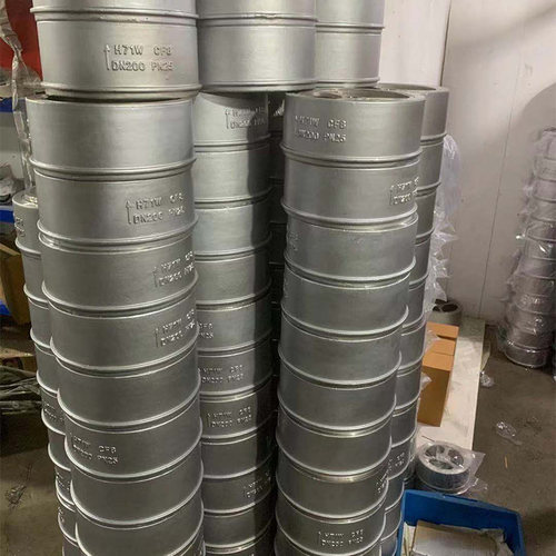 H71H/W-16P不锈钢304对夹式止回阀H71光面锅炉配件单向阀DN50 80