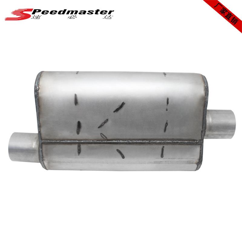 长19”椭圆形高流量消声器管不带猫AV541 镀铝 4“ x9