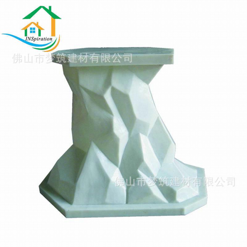 佛山厂家定制玻璃钢异型柱 仿砂岩柱墩异形grc景观立柱造型罗马柱