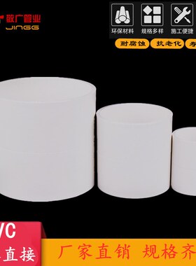 PVC水管直接20管件32配件接头40直通90给水管上水25 50 63 75 110
