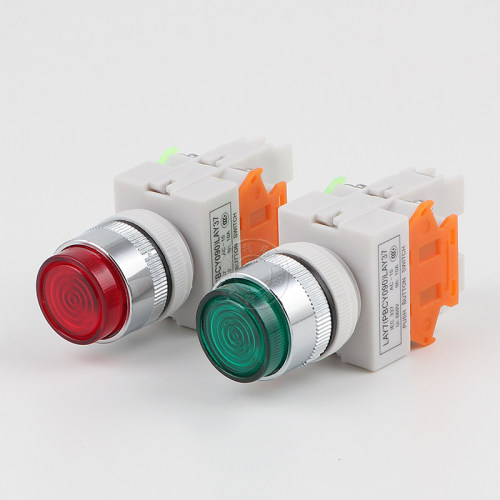 LAY37-11DNZS Y090LAY7带灯按钮自锁按钮开关开孔22mm 一开一闭