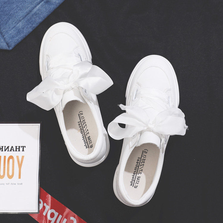 皮面小白鞋女春款平底春季2025新款韩版学生百搭基础板鞋帆布鞋子,女鞋,帆布鞋,淘宝优惠券,粉丝福利购,淘宝优惠卷