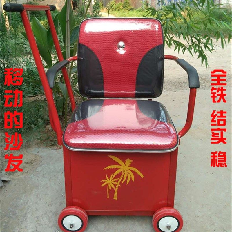 老年手推车家g用代步可坐推座椅老人买菜轻便手动助步带坐便器座