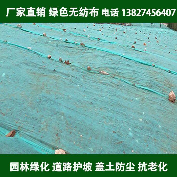 园林绿化绿色无纺布工地防尘盖土无纺布草坪边坡S护坡植草籽覆盖
