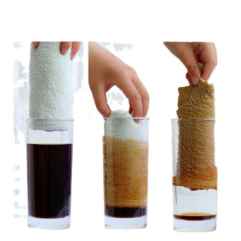 CSF9家务清洁抹布挂式擦手巾吸水不掉毛去油污厨房毛巾家用擦桌洗