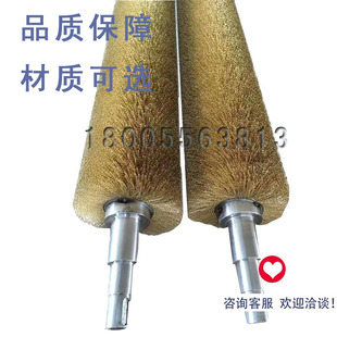 缠绕钢丝辊镀铜钢丝辊铜丝不锈钢丝滚筒I抛光拉丝辊打磨除锈钢丝