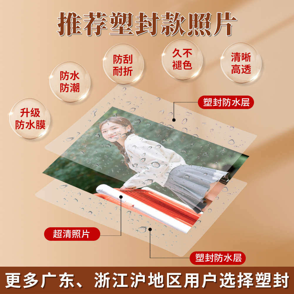 洗照片打印手机照片洗晒高清洗相片塑封冲洗定制照片高清冲印包邮