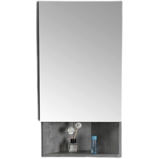 智能转角浴室镜柜小户型防水卫生间洗手盆柜厕所三角镜子柜挂墙式