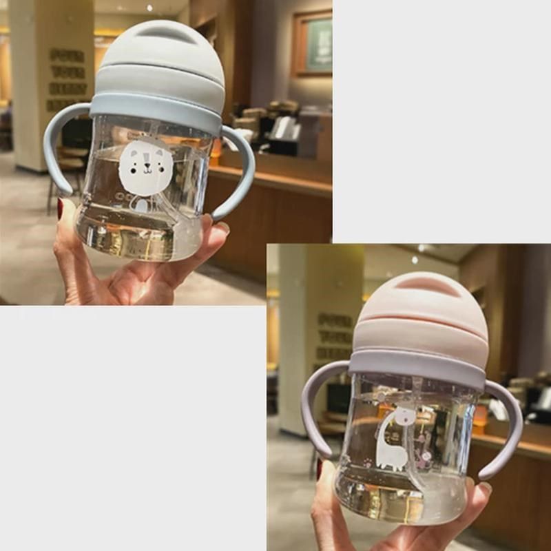 宝宝吸管杯婴儿童防漏水杯幼儿小孩喝水杯子学饮杯水壶水瓶带新款