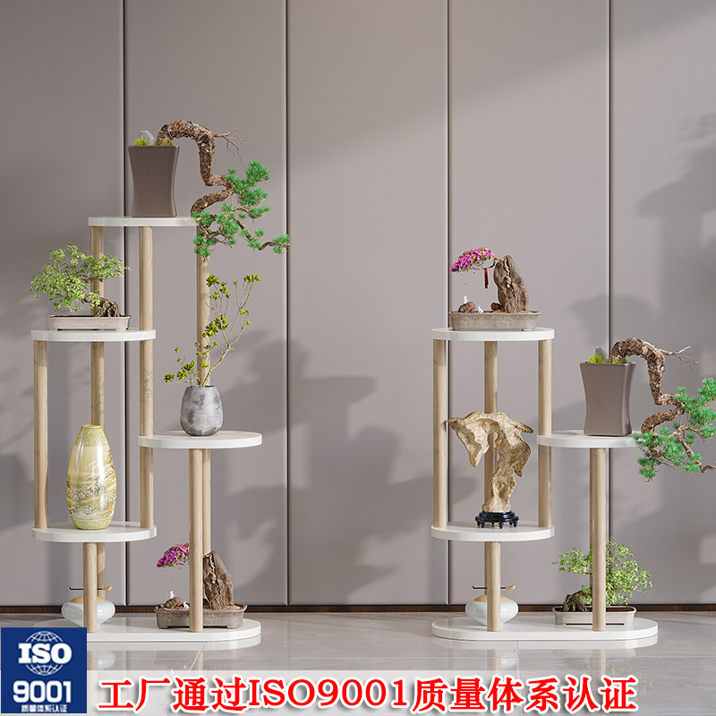 花架置物架中g式室内落地式竹欧式客厅吊兰花架子阳台花盆增高架