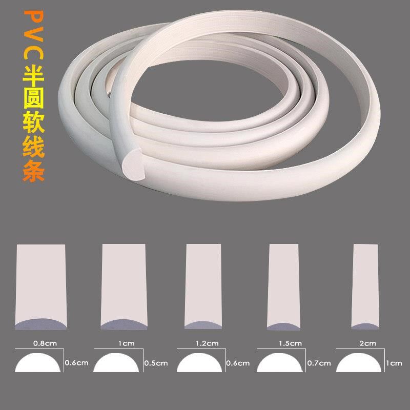 新款pu石膏线条吊顶客厅墙面装饰相框电视背景墙家具造型半圆麻花