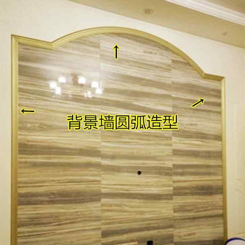 pvc软线条背景墙吊顶收边装饰条圆弧拱形门套包边塑料PU圆形石膏