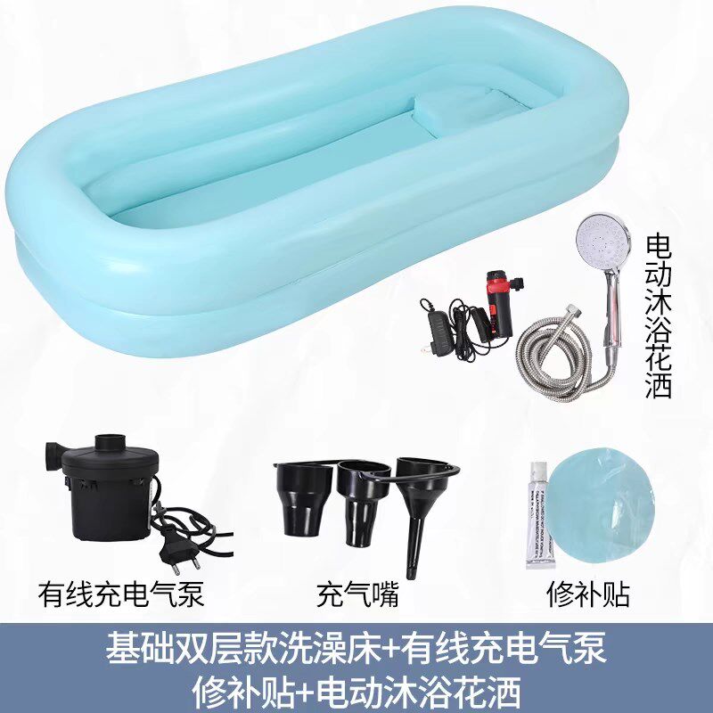 瘫痪病人老人长期卧床洗澡池护理洗澡床加高加厚可以泡澡环保型