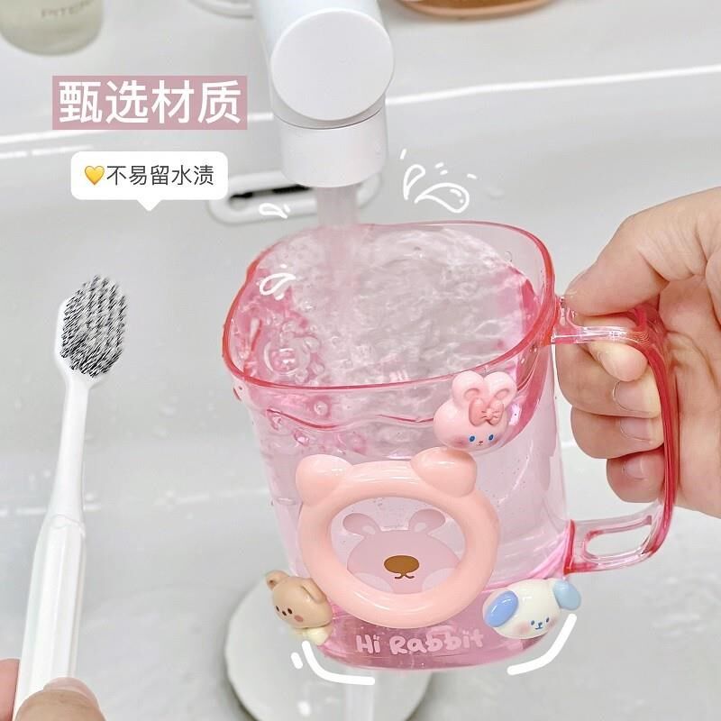 家用牙杯洗漱杯厕所可爱漱口杯儿童情侣女生洗手间卫生间牙缸杯子