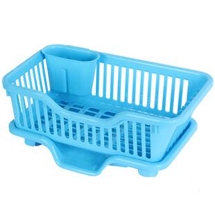 厨房沥水架淋水塑料碗碟放洗碗溧水碗架家用置物漏水篮放碗盆单层