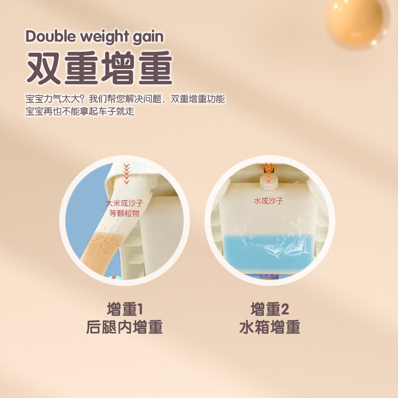 宝宝学步推车防侧翻婴n儿学走路助步6-18个月9学步车手推.车玩具1