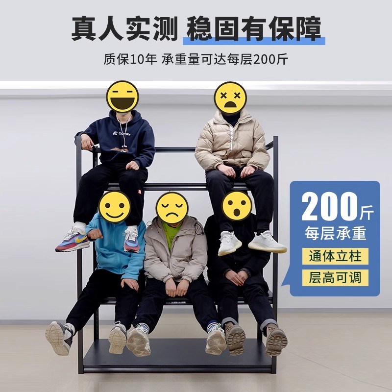 家用货架置物架多功能收纳架储物间货架地下室商店超市展示架