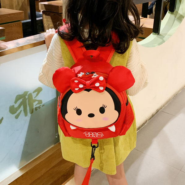 幼儿园书包防走失婴幼儿p3-5岁6女孩宝宝背包儿童双肩男童小班可