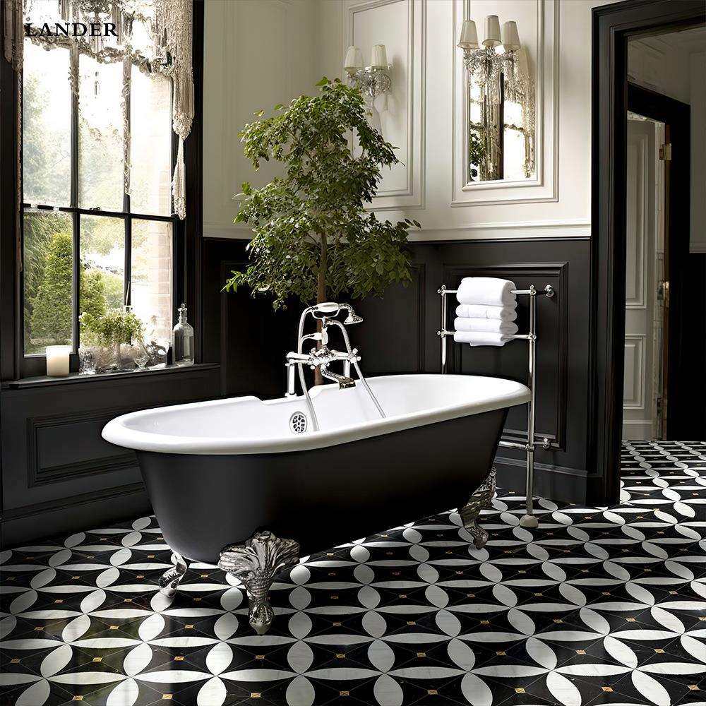 花朵星形大理石马赛克拼花法式轻奢卫生间墙砖浴室瓷砖厨房餐厅客,鲜花速递/花卉仿真/绿植园艺,割草机/草坪机,淘宝优惠券,粉丝福利购,淘宝优惠卷