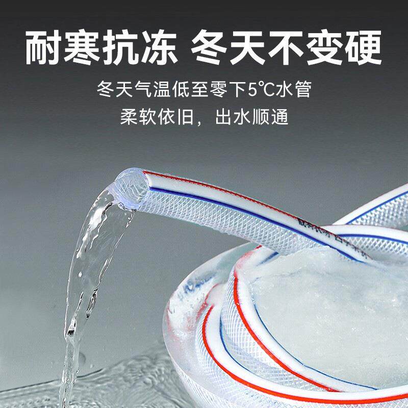水管软管家用PVC4分6分1寸防冻塑料浇水管自来水洗车牛筋管蛇皮管