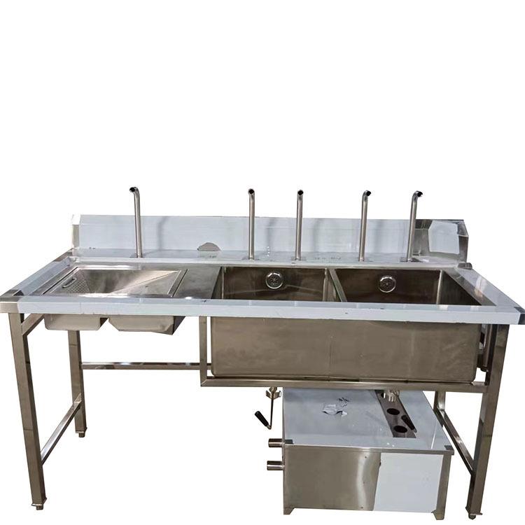 收残双星洗池厂家直销，不锈钢洗刷台，不锈钢工作台