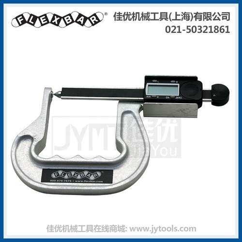 FLEXBAR 15785电子数显深喉千分尺 0-60mm