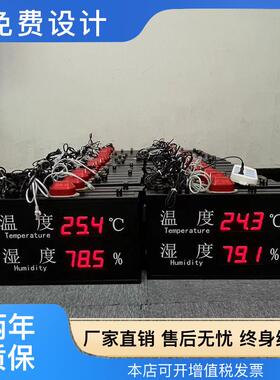 声光报警温湿度电子看板RS485通信模拟量输出LED显示屏压力漏点屏