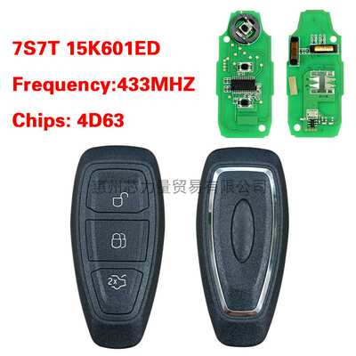 适用11-19福特Focus Fiesta C-Max 3 智能钥匙4D63 KR55WK48801