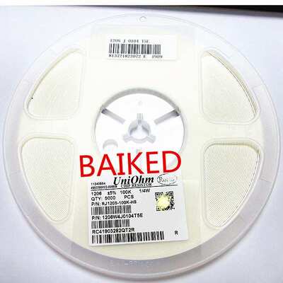 UNIOHM  1206 5% 100K 1/4W RJ1206-100K-HS 1盘5000只 可拆样