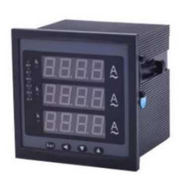 三相电流表 PA194I-2X4 500/5  三相电流数显表上海上润仪表