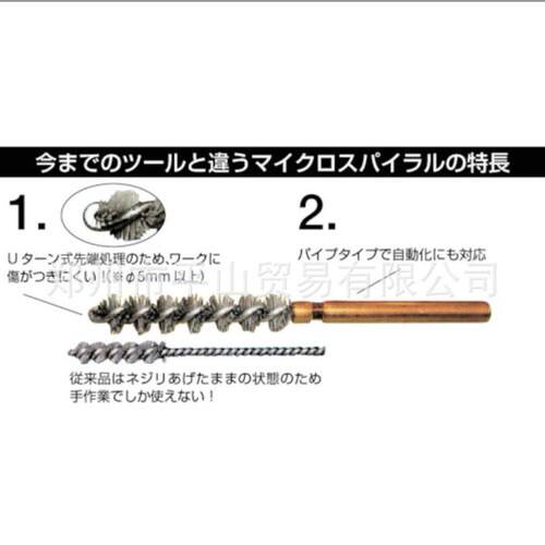 TRUSCO中山带轴小刷子IMS-2.7郑州平山销售