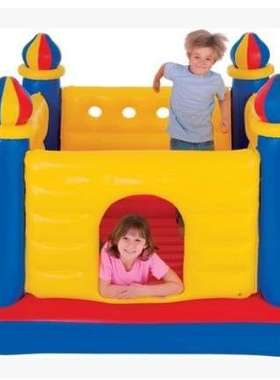 INTEX48259充气蹦蹦床 家用跳跳床 室内外儿童充气城堡淘气堡