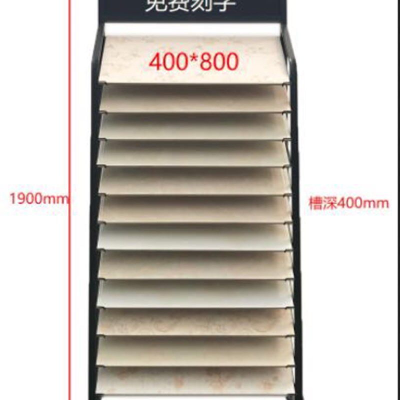300*3e00瓷砖展示架集成吊顶铝扣板展架艺术玻璃橱柜门展架涂料架