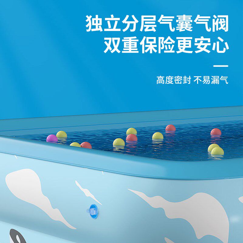 儿童充气游泳池家用婴儿宝宝洗澡桶小孩浴池大型家庭加厚戏水池