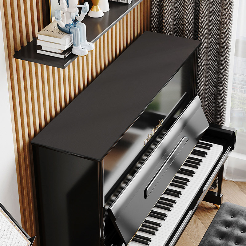 现代简约钢琴盖布防水免洗防划电子琴顶垫子长条纯色防尘罩半罩套,居家布艺,钢琴罩,淘宝优惠券,粉丝福利购,淘宝优惠卷