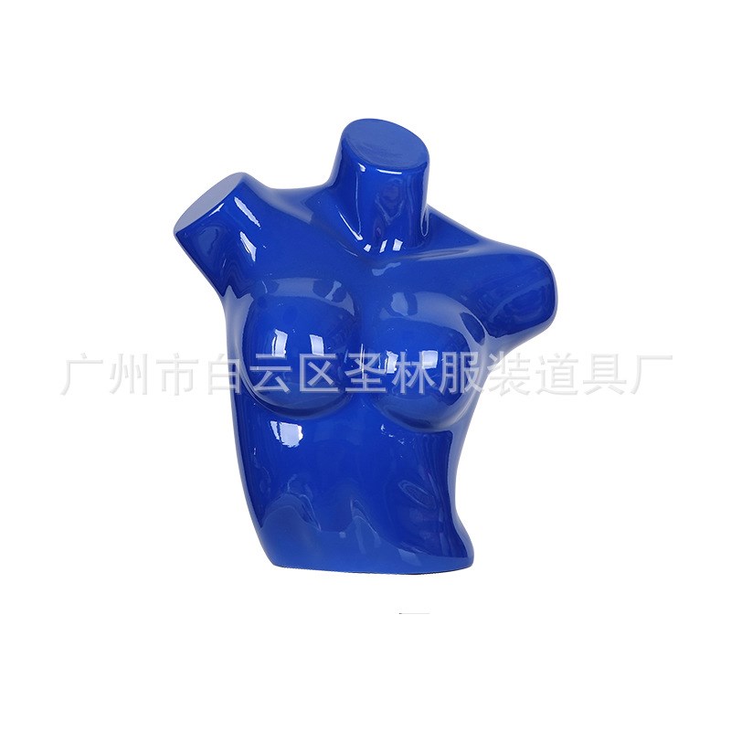 内衣文胸模特道具女半身胸模内衣泳衣展示彩色塑料假人模特模型