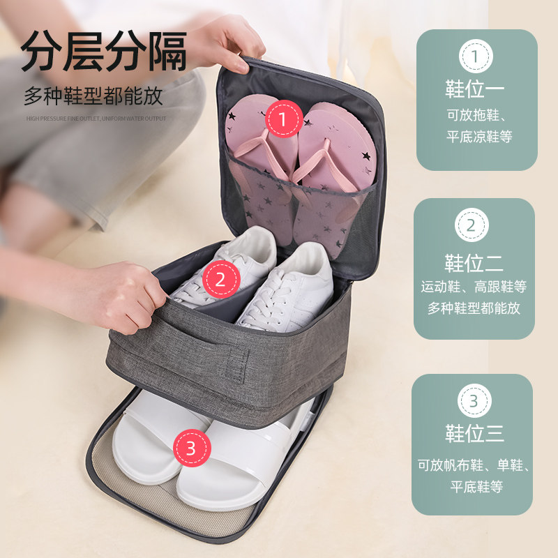 装鞋子收纳袋g子鞋袋便携式防尘袋收纳袋旅行非鞋包收纳包旅游神