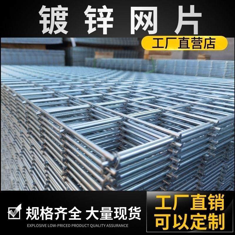 镀锌铁丝网加粗网片养殖狗兔鸽笼焊接钢丝围挡防护电焊网建筑网格
