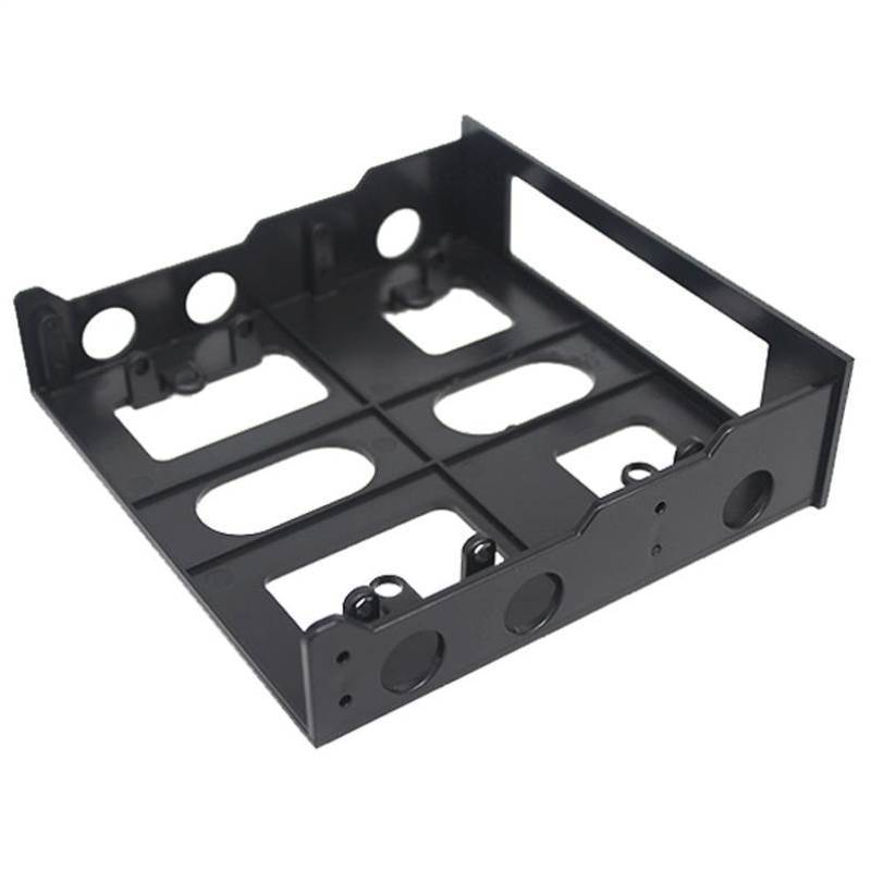 光驱位转软驱位支架 台式电脑机箱面板5.25寸转3.5寸便携内接架r