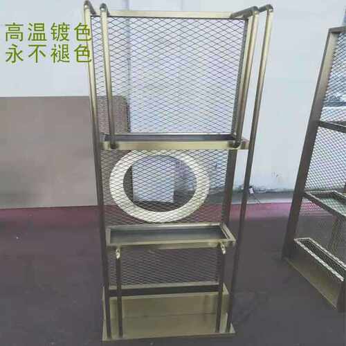 新款不锈钢红酒架简约置物架吧台红酒展示架酒店前台装饰酒柜定制
