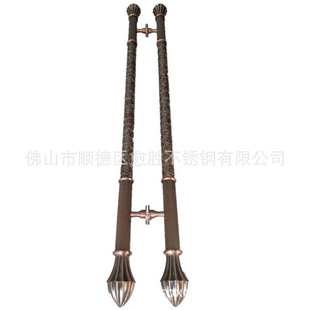 烤漆黑不锈钢方管拉手氟碳抗氧化哑光漆大门拉手 3.8米拉力没影响